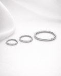 The Polished Tapered Hoop Capsule