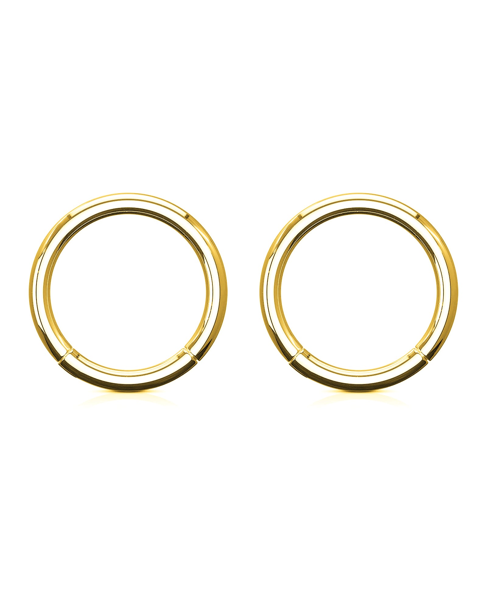Nose Ring Hoop Clicker Piercing Jewelry 18G 20G Stainless Steel - www.Impuria.com 