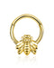 Cute Bee Daith Clicker Ring Hoop Ear Piercing Jewelry Ideas - www.Impuria.com