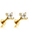 Clover Cartilage Earring Stud 16G - Impuria Ear Piercing Jewelry for Women