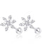 Snowflake Cartilage Helix Tragus Ear Piercing Earring Stud Silver 16G - www.Impuria.com