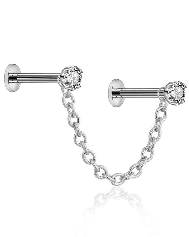 14G Silver/rose Gold Dangle Nipple Rings/nipple Jewelry/nipple Barbell/ nipple Piercing/straight Bar/nipple Chain/body Jewelry/gift for Her -   Canada