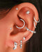 Cute Dainty Tiny Turtle Ear Piercing Earring Stud for Ear Curation Ideas - www.Impuria.com