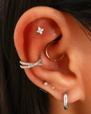 Pretty Criss Cross Ear Cuff Earring Fashion Jewelry for Women - www.Impuria.com