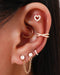 Pretty Criss Cross Conch Ear Cuff Earring Multiple Ear Piercing Jewelry Ideas for Women -  lindas ideas para perforar la oreja - www.Impuria.com