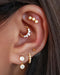 Cute 2021 Ear Piercing Curation Ideas Placement for Cartilage Helix Daith Rook Tragus Conch Earrings - www.Impuria.com