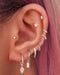 Pretty Hoop Rings Cartilage Helix Earrings Simple Ear Piercings - Ideas para perforar la oreja - www.Impuria.com