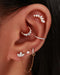Cute Crystal Ring Hoop Ear Piercing Earring - www.Impuria.com