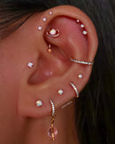 Simple Opal Ear Piercing Curation Ideas 2021 Cartilage Forward Helix Tragus Earrings - www.Impuria.com