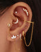 Cute Daith Earring Ring Hoop Crystal 16G - Multiple Ear Piercing Jewelry Ideas for Women - www.Impuria.com