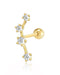 Constellation Zodiac Ear Piercing Jewelry Cartilage Helix Conch Earring Studs - www.Impuria.com