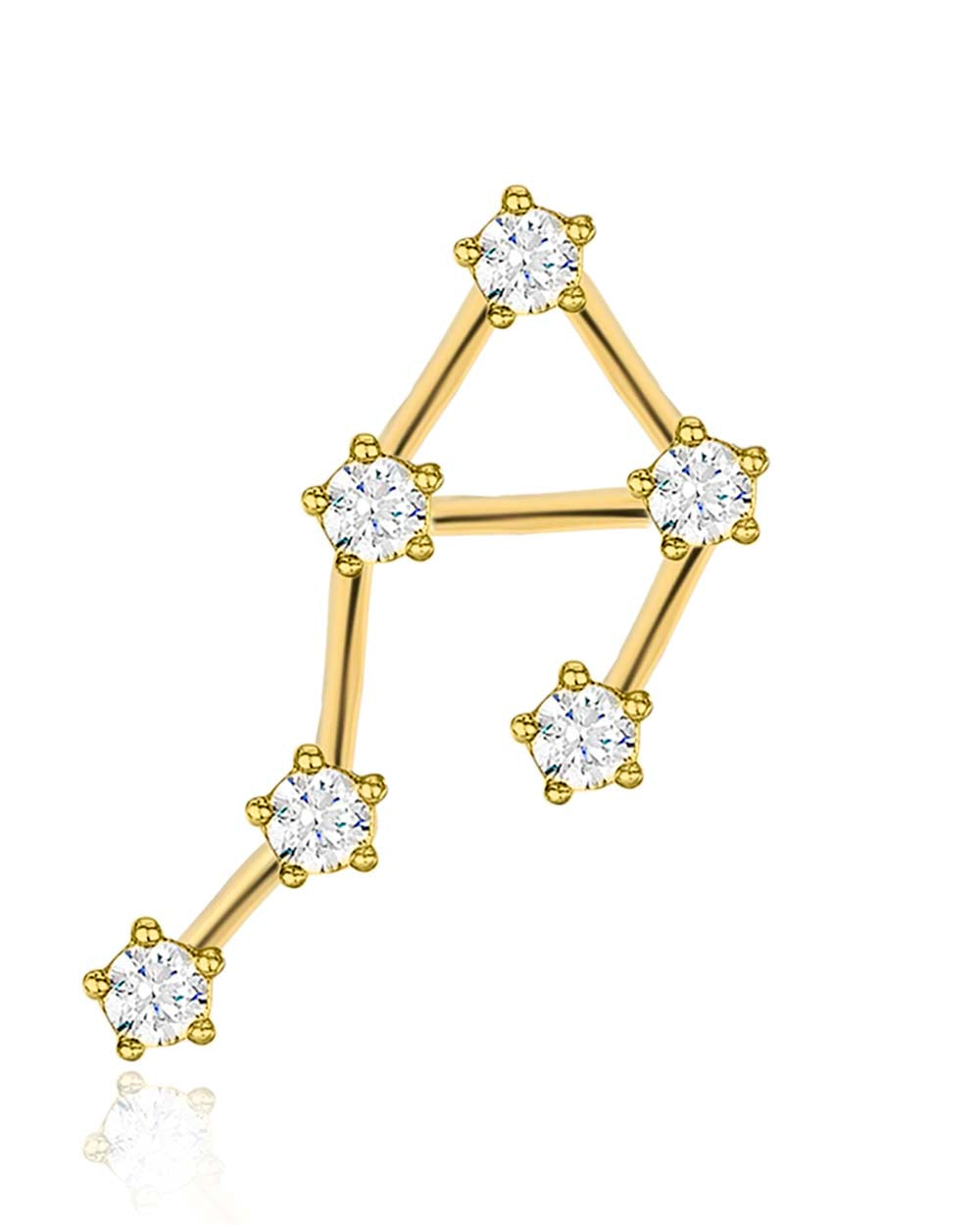 Constellation Zodiac Ear Piercing Jewelry Cartilage Helix Conch Earring Studs - www.Impuria.com