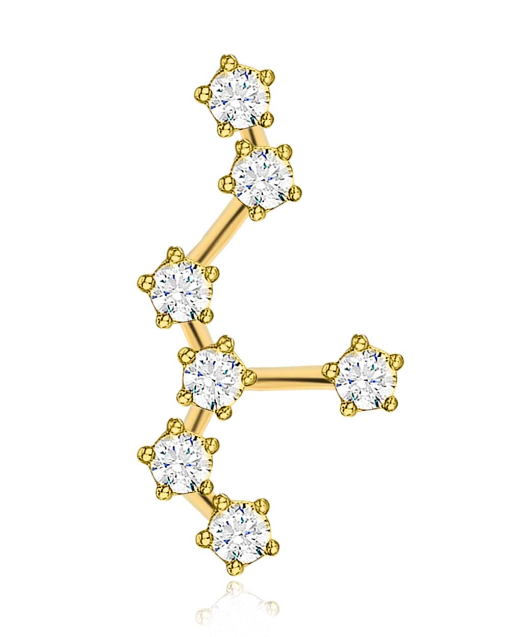 Constellation Zodiac Ear Piercing Jewelry Cartilage Helix Conch Earring Studs - www.Impuria.com