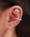 Aesthetic Flower Cartilage Helix Flat Ear Piercing Curation Ideas - www.Impuria.com