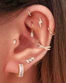 Pretty Cartilage Earring Helix Hoop Ring Clicker Simple Ear Piercing Curation Ideas - www.Impuria.com