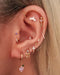 Clover Cartilage Earring Stud Helix Tragus Conch Piercing Jewelry - Ideas para perforar la oreja - www.Impuria.com