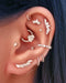 Cute Ear Piercing Ideas - Crystal Cartilage Helix Earring Stud - ideias de piercing na orelha - www.Impuria.com