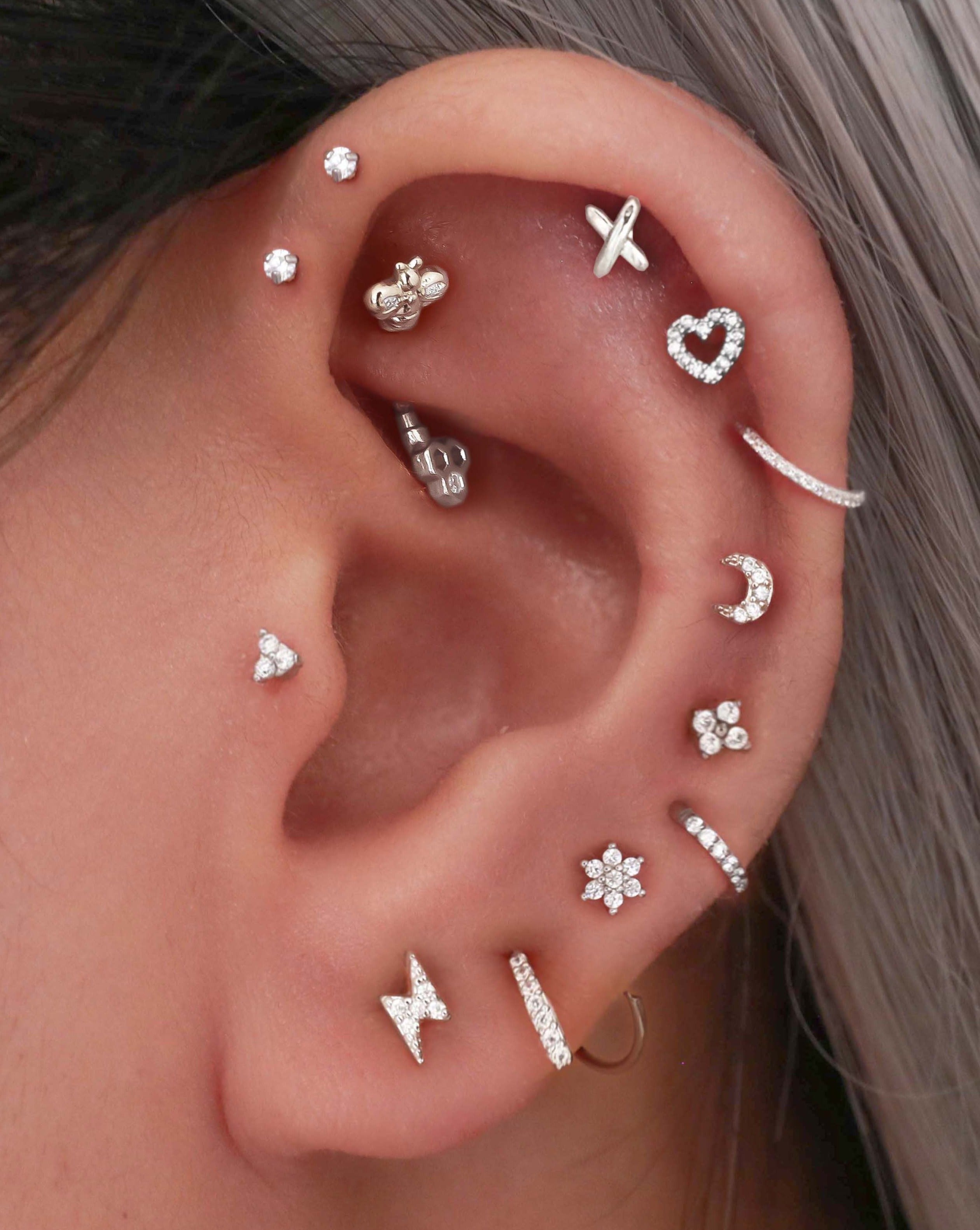 May Trinity Flat Back Stud