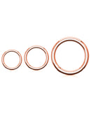 Rose Gold Cartilage Ring Hoop Clicker Earring 16G 8mm 316L Surgical Stainless Steel - www.Impuria.com 