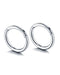 Cartilage Ring Hoop Clicker Earring 16G 8mm 316L Surgical Stainless Steel - www.Impuria.com 